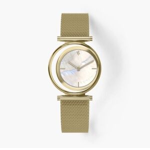 NWT Vanna eclipse pearl watch - gold